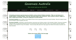 Desktop Screenshot of governessaustralia.com